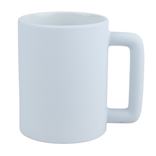 Coloured Matte Sublimation Mug - Rectangular Handle